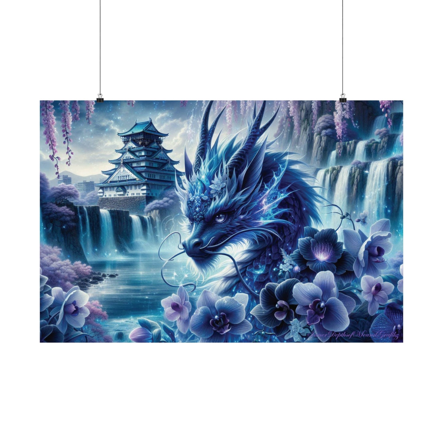 Dragon with Waterfalls